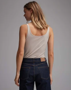 Discount Trägertop INA Slim aus stretchigem BCI Cotton Mix Basics|Shirts