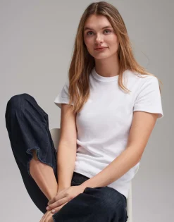 Fashion T-Shirt SAMUN Slim aus BCI Cotton Mix Basics|Shirts