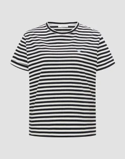 Cheap T-Shirt SERZ STRIPE Regular aus Organic Cotton Basics|Shirts