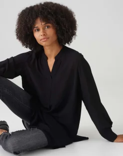 Discount Tunikabluse FACURA Loose aus Viskose Blusen