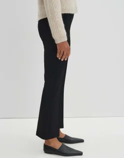 Clearance Verkürzte Flared Pants CURINNA DETAIL aus Sweatware Hosen