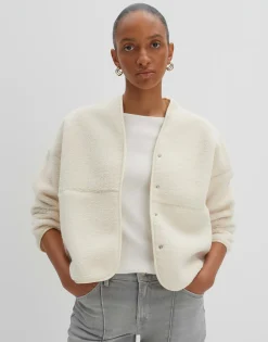 Fashion Weiche Jacke Uteddy in Lammfell Optik Jacken & Mäntel|Sweat