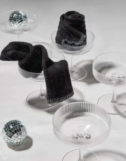 Flash Sale Weiche Socken YANNA CASHMERE mit Glitzer Details Accessoires