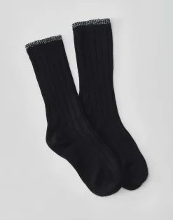 Fashion Weiche Socken YANNA CASHMERE mit Glitzer Details Accessoires