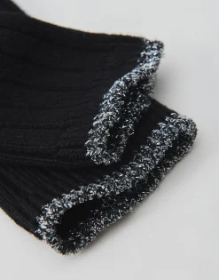 Fashion Weiche Socken YANNA CASHMERE mit Glitzer Details Accessoires