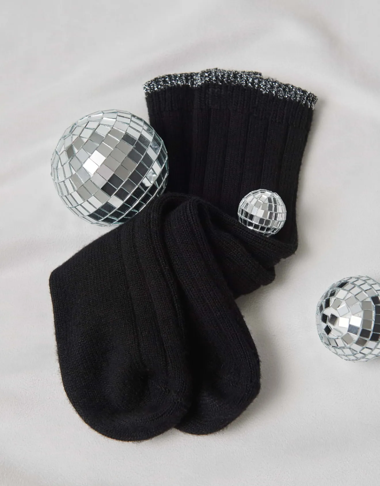 Fashion Weiche Socken YANNA CASHMERE mit Glitzer Details Accessoires