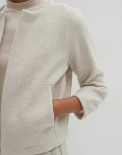 Fashion Weiche Sweatjacke UTINA Loose aus Viskose Mix Blazer & Westen|Sweat