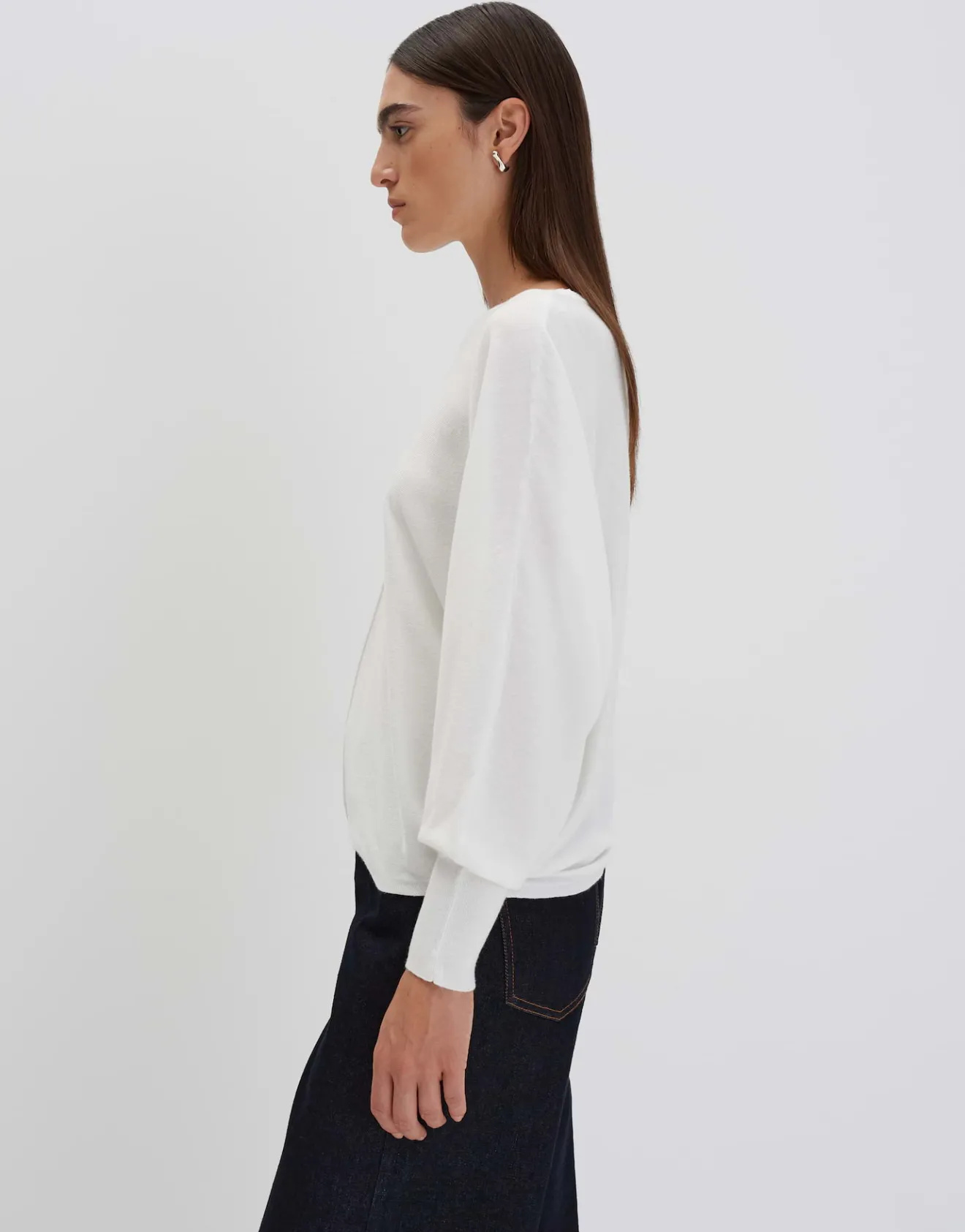 Discount Weicher Strickpullover TALIYA LINE Loose Strick