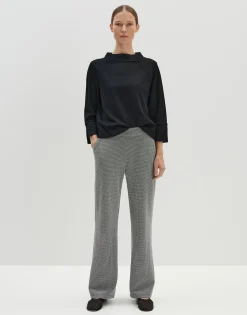 Fashion Weite Jopppants CENYA MINIMAL aus Struktur Sweat Hosen
