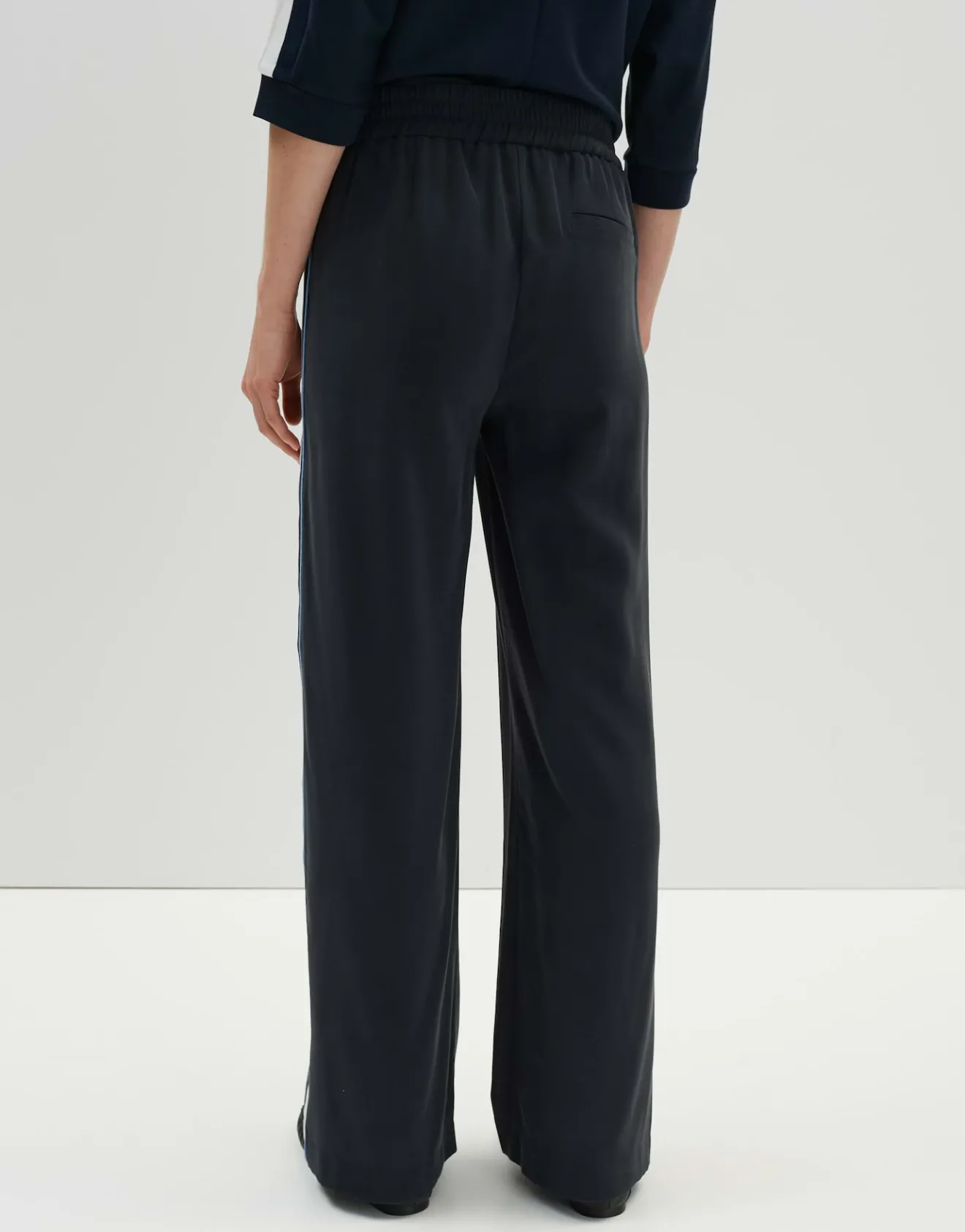 Clearance Weite Stoffhose CEVIL GALON mit elastischem Gummibund Hosen