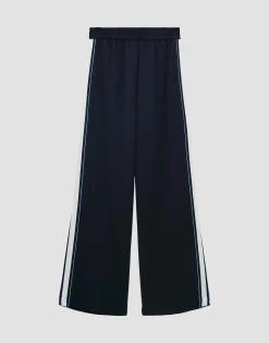 Clearance Weite Stoffhose CEVIL GALON mit elastischem Gummibund Hosen