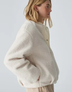 Cheap Wendbare Teddyfelljacke HELDA im Bomberstil Jacken & Mäntel