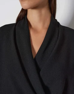 Shop Wickelshirt KYLEEN Regular aus Material Mix Shirts