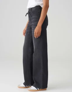 Best Wide Leg Jeans MARLI BELT High Rise mit Stretch-Anteil Jeans