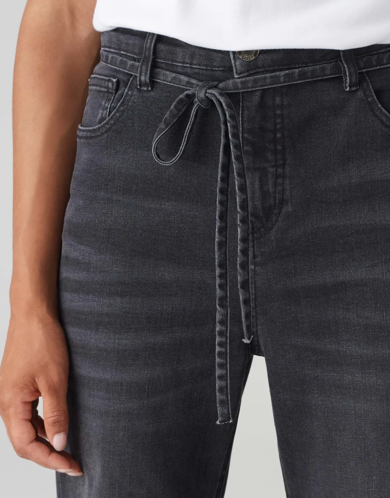 Best Wide Leg Jeans MARLI BELT High Rise mit Stretch-Anteil Jeans