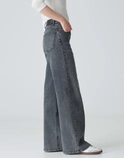 Outlet Wide Leg Jeans MARLI PALAZZO High Rise mit Stretch Jeans