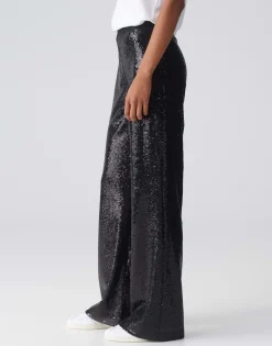 Best Sale Wide Leg Pants MIKKELINE mit Pailletten Hosen