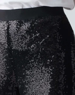 Best Sale Wide Leg Pants MIKKELINE mit Pailletten Hosen