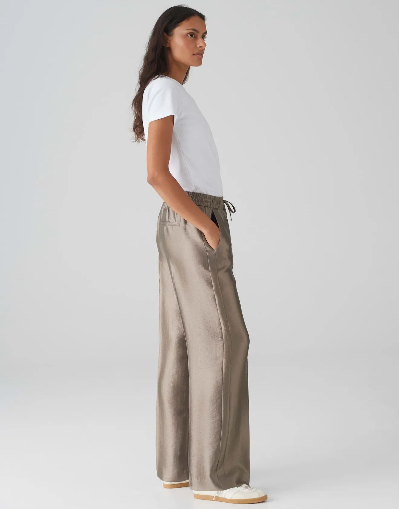 Hot Wide Leg Pants MOSMIC mit elastischem Gummibund Hosen