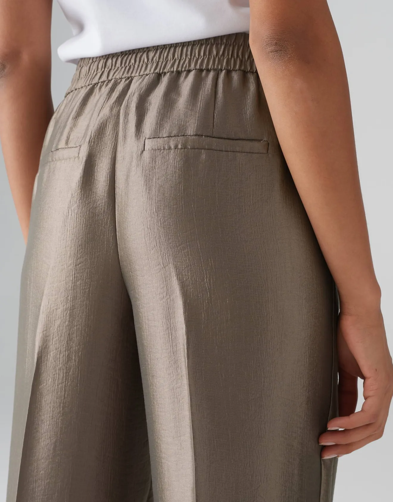 Hot Wide Leg Pants MOSMIC mit elastischem Gummibund Hosen