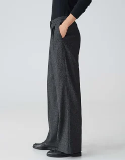 Online Wide Leg Pants MUKINA mit Bundfalten Hosen