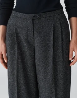 Online Wide Leg Pants MUKINA mit Bundfalten Hosen