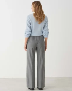 Best Sale Wide Leg Pants MUTASI aus elastischem Viskose Mix Hosen