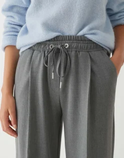 Best Sale Wide Leg Pants MUTASI aus elastischem Viskose Mix Hosen