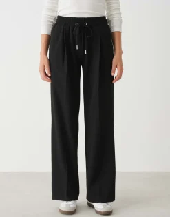 Fashion Wide Leg Pants MUTASI aus elastischem Viskose Mix Hosen