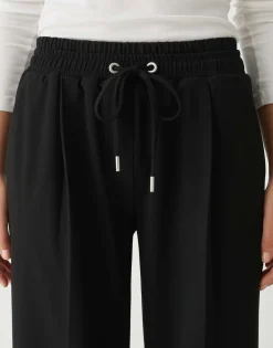 Fashion Wide Leg Pants MUTASI aus elastischem Viskose Mix Hosen