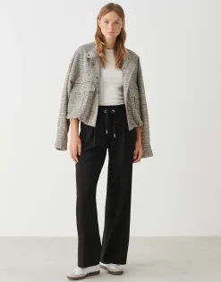 Fashion Wide Leg Pants MUTASI aus elastischem Viskose Mix Hosen